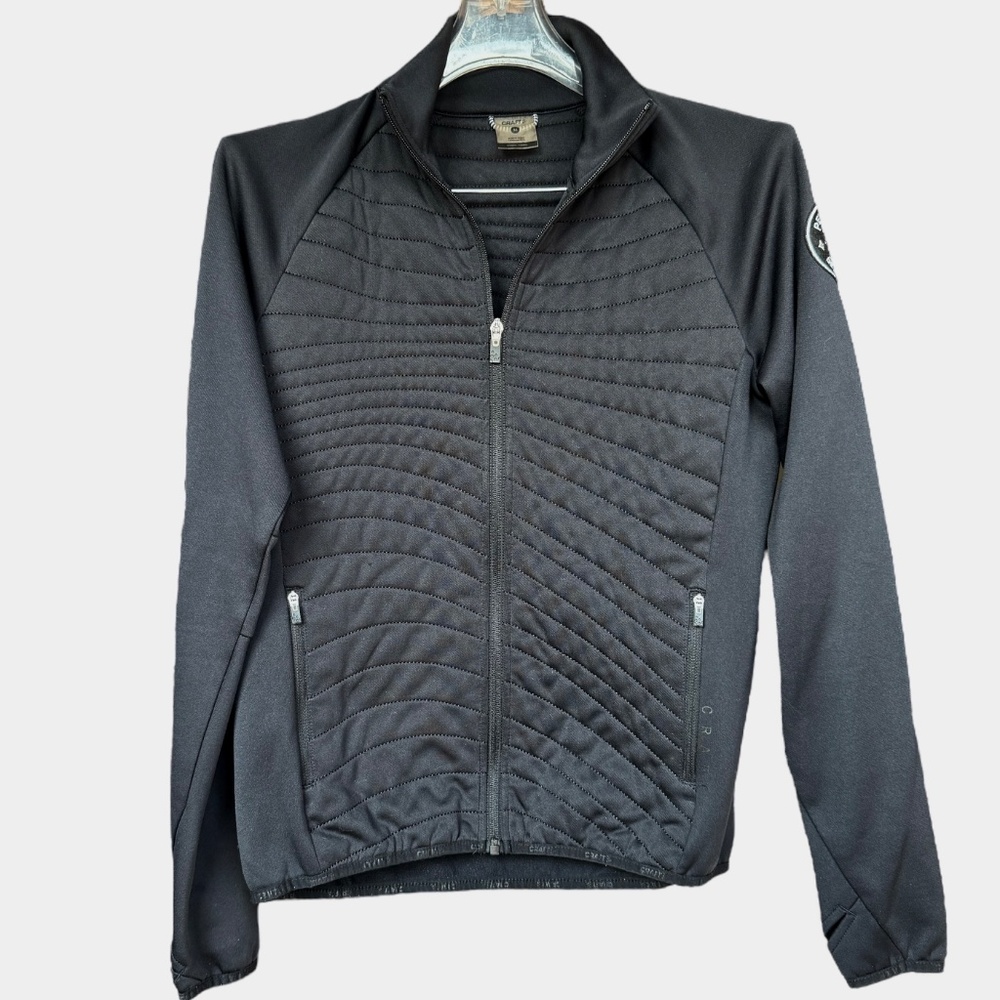 Peloton x Craft Black Full Zip Jacket Sz M